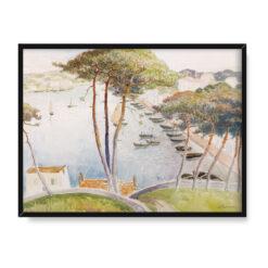 Jan Rubczak Port w Audierne 30×40