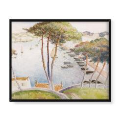 Jan Rubczak Port w Audierne 50×40