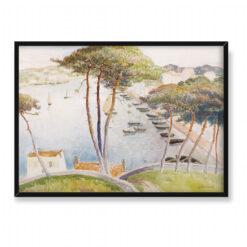 Jan Rubczak Port w Audierne 70×50