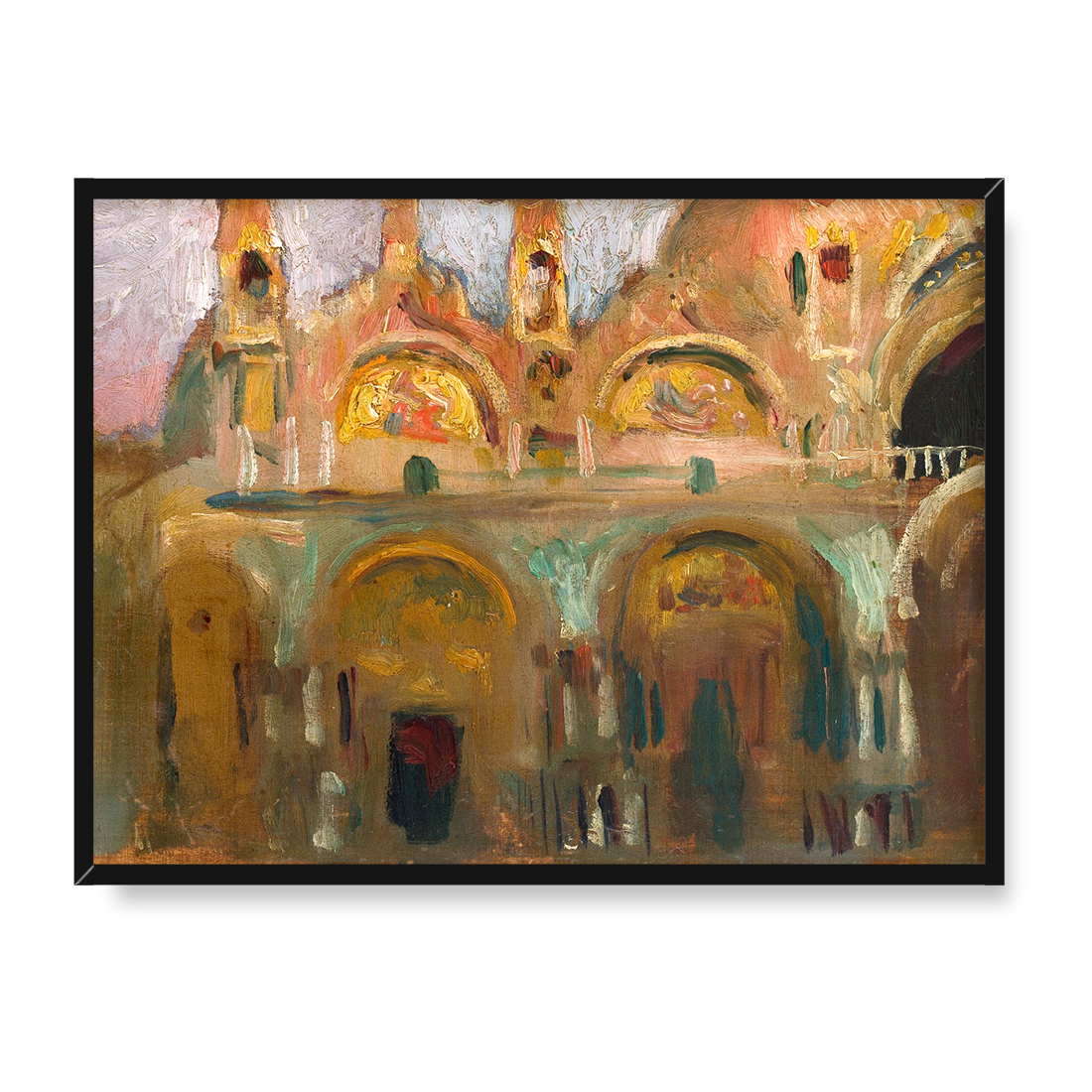 Jan Stanisławski Bazylika św Marka w Wenecji 30x40 w RAMIE