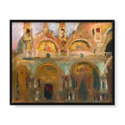 Jan Stanisławski Bazylika św Marka w Wenecji 50×40