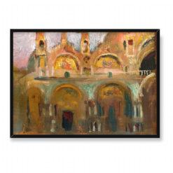 Jan Stanisławski Bazylika św Marka w Wenecji 70×50