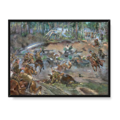 Jerzy Kossak Bitwa pod Kutnem 30×40