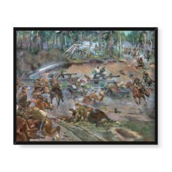 Jerzy Kossak Bitwa pod Kutnem 50×40