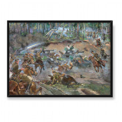 Jerzy Kossak Bitwa pod Kutnem 70×50
