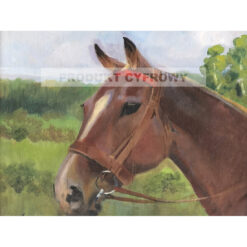 Jerzy Kossak Głowa konia 2 — produkt cyfrowy do pobrania