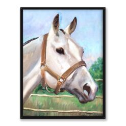 Jerzy Kossak Głowa konia 30×40