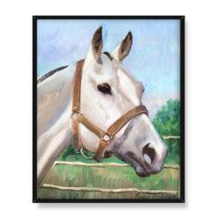 Jerzy Kossak Głowa konia 40×50