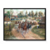 Jerzy Kossak Jadą ułani przez wieś 30×40 Jerzy Kossak Jadą ułani przez wieś 30×40