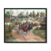 Jerzy Kossak Jadą ułani przez wieś 50×40 Jerzy Kossak Jadą ułani przez wieś 50×40