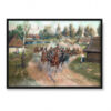 Jerzy Kossak Jadą ułani przez wieś 70×50 Jerzy Kossak Jadą ułani przez wieś 70×50