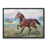 Jerzy Kossak Koń na padoku 70×50 Jerzy Kossak Koń na padoku 70×50