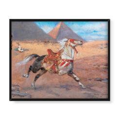 Jerzy Kossak Piramidy 50×40