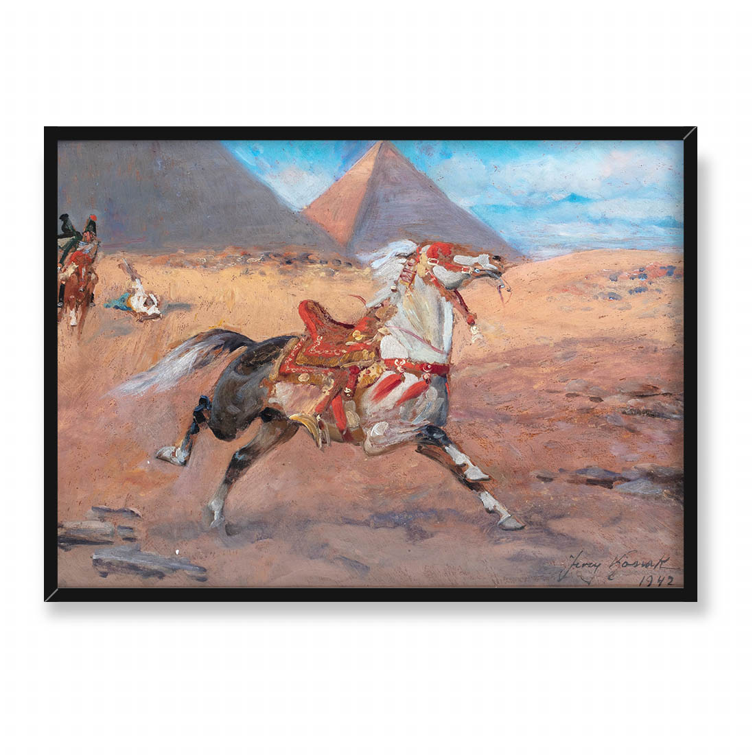 Jerzy Kossak Piramidy 70x50