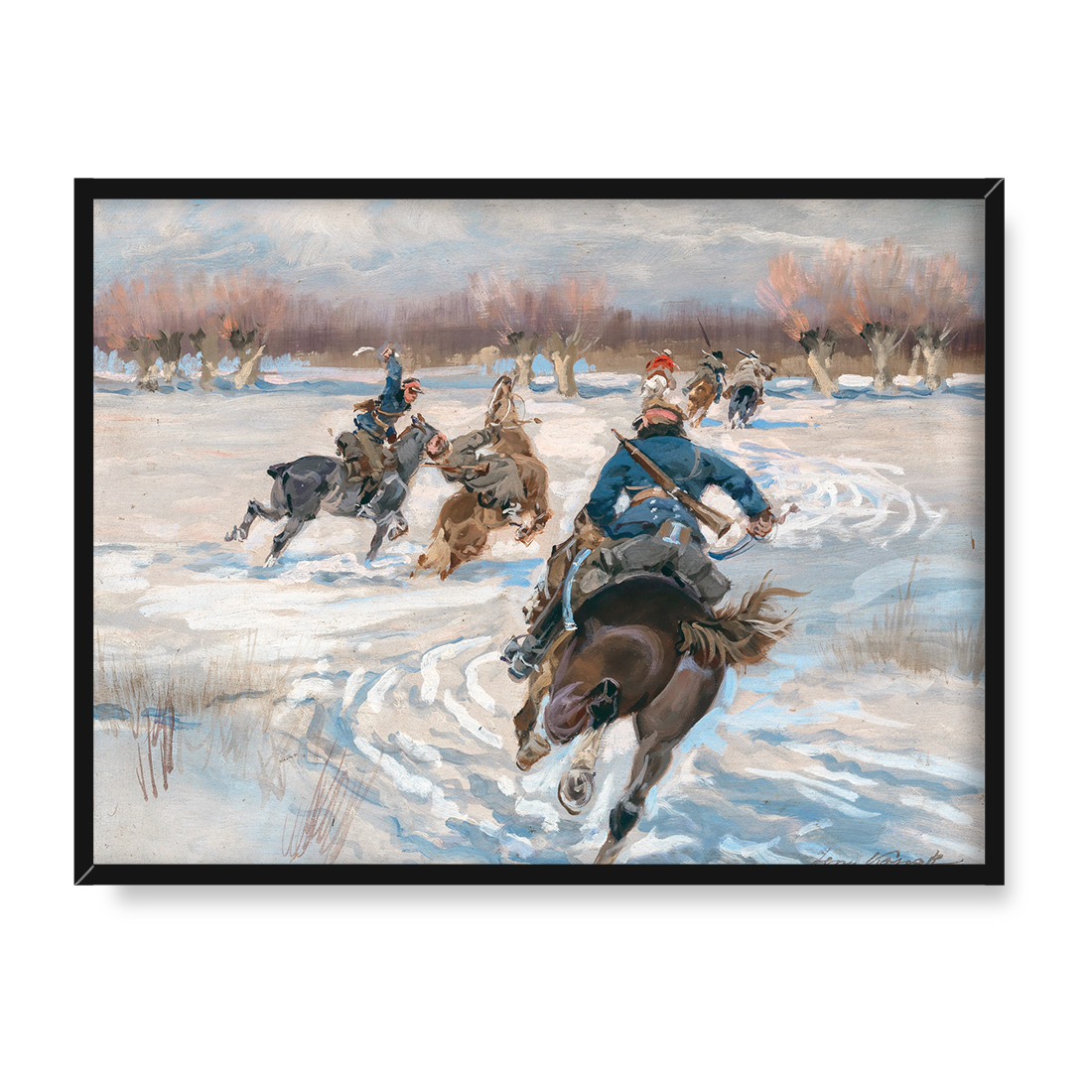 Jerzy Kossak Pogoń 2 30x40