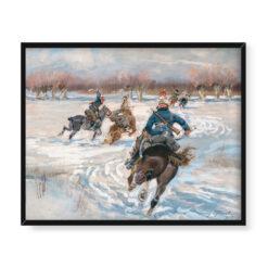 Jerzy Kossak Pogoń 2 50×40