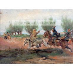 Jerzy Kossak Pogoń za bolszewikami — produkt cyfrowy do pobrania