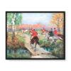 Jerzy Kossak Polowanie par force 50×40 w RAMIE