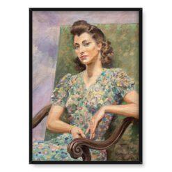 Jerzy Kossak Portret Trude Geyer 50×70