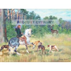 Jerzy Kossak Święty Hubert — produkt cyfrowy do pobrania