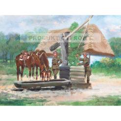 Jerzy Kossak Ułani przy studni — produkt cyfrowy do pobrania