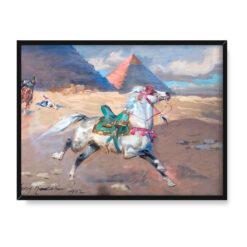 Jerzy Kossak Ucieczka Bachmata 30×40