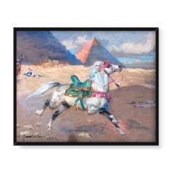 Jerzy Kossak Ucieczka Bachmata 50×40