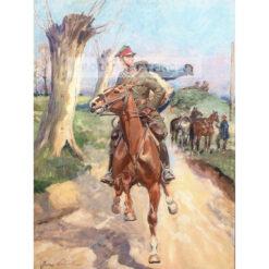 Jerzy Kossak Zwiad ułański — produkt cyfrowy do pobrania