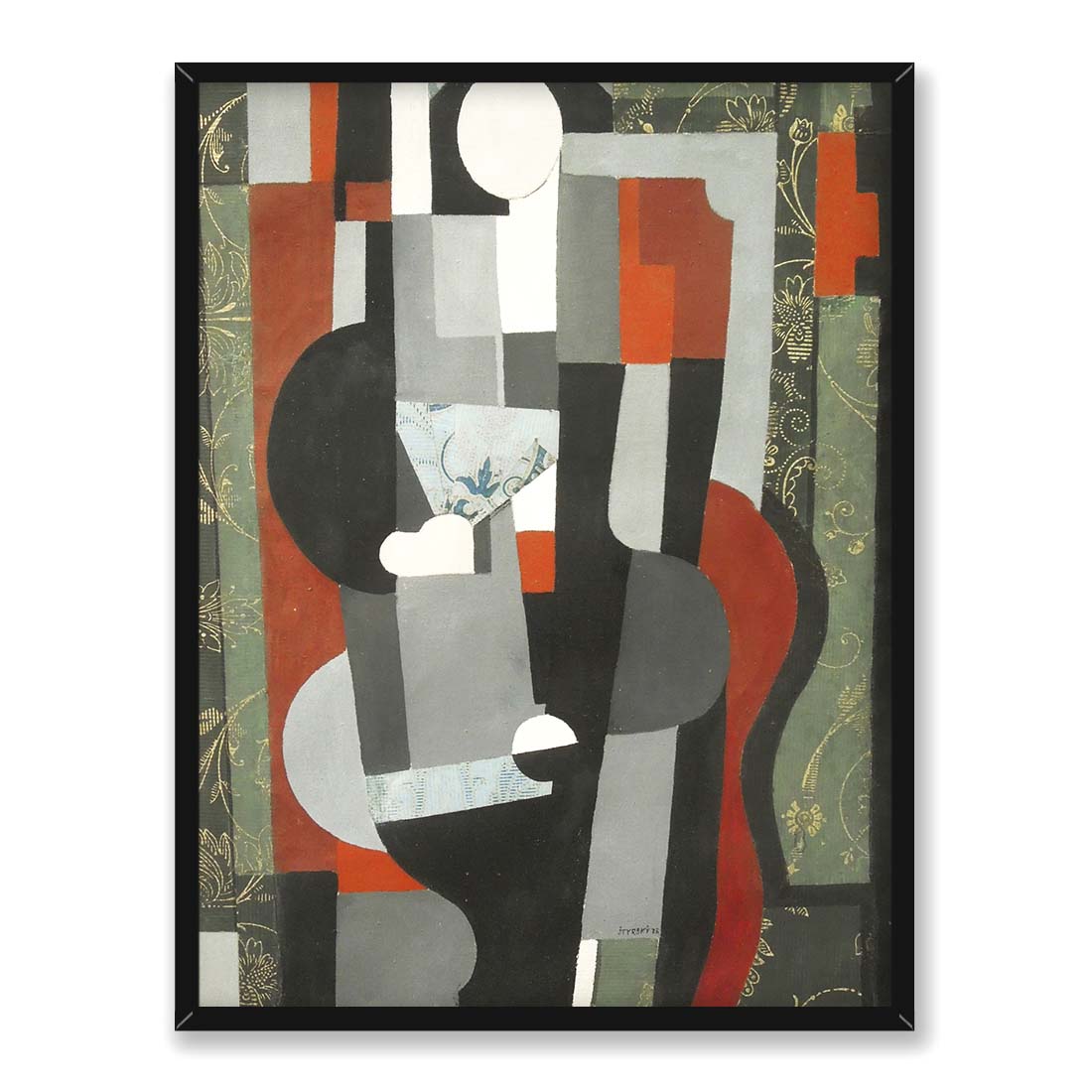 Jindrich Styrsky Czarny Pierrot 30x40 w RAMIE