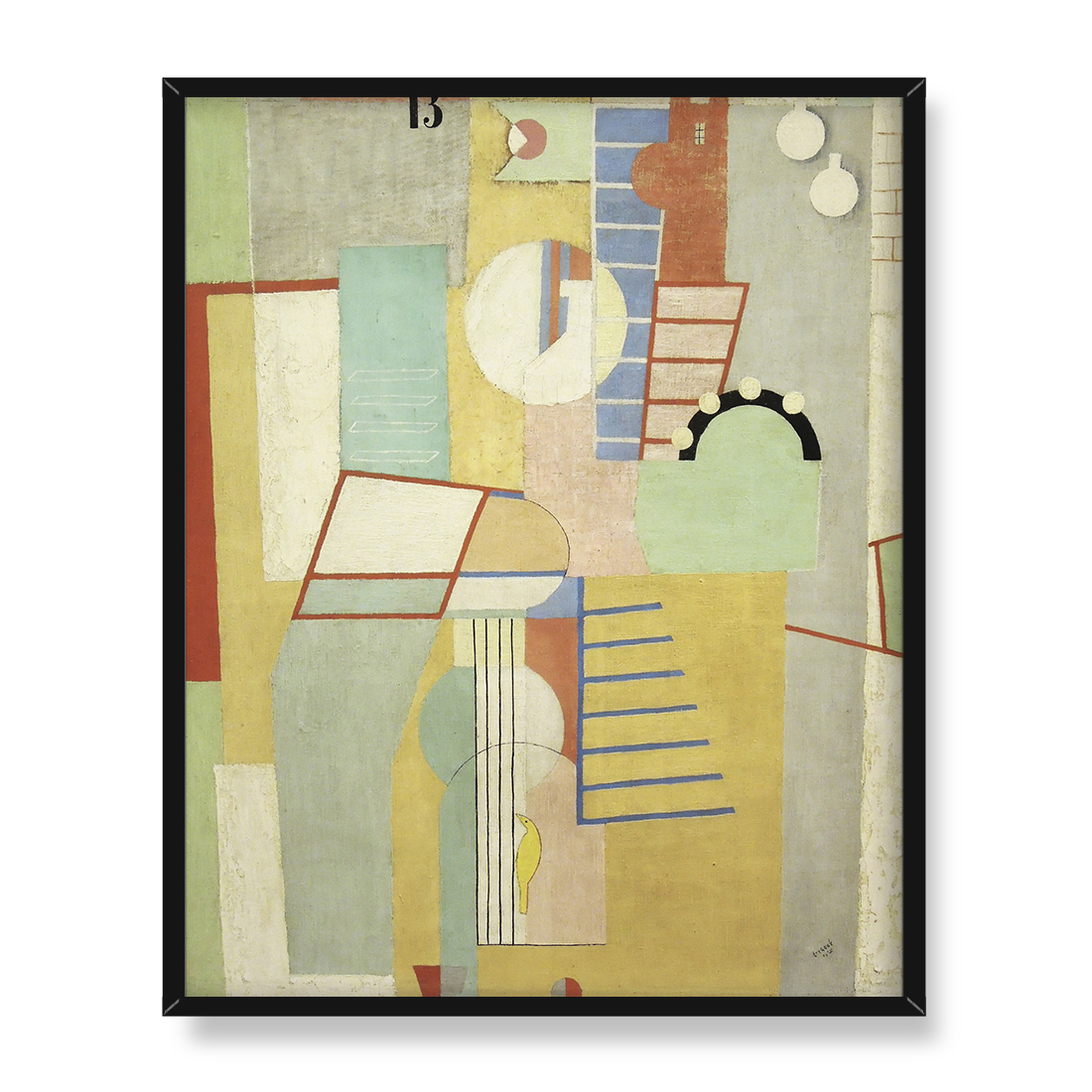 Jindrich Styrsky Wiejski cmentarz 40x50