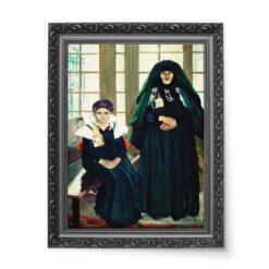 Joaquín Sorolla Bastida Babcia i wnuczka z Doliny Ansó wydruk na płótnie 50×70