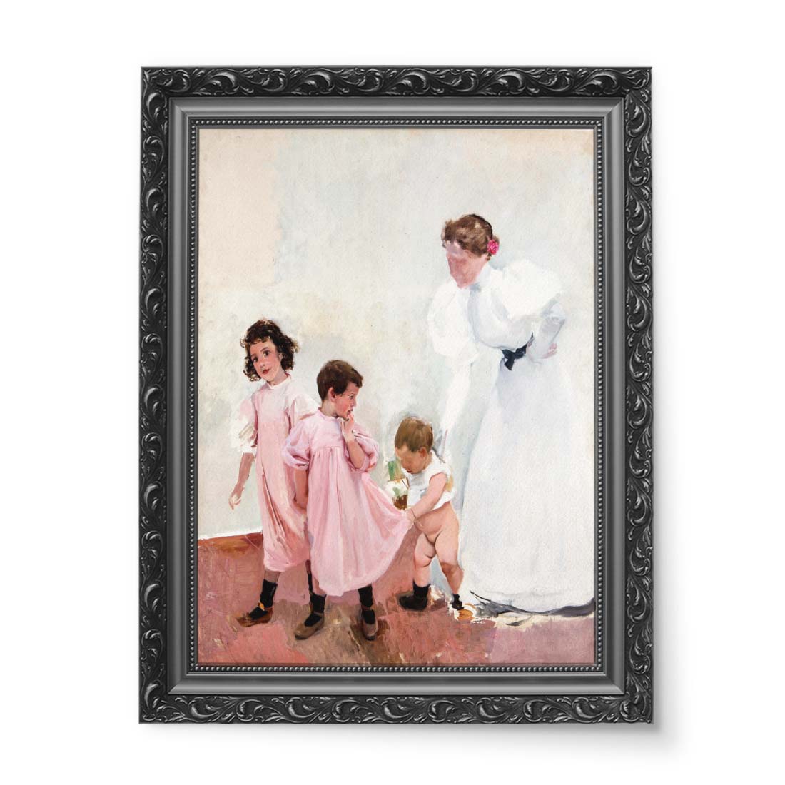 Joaquín Sorolla Bastida Moja żona i dzieci wydruk na płótnie 50x70