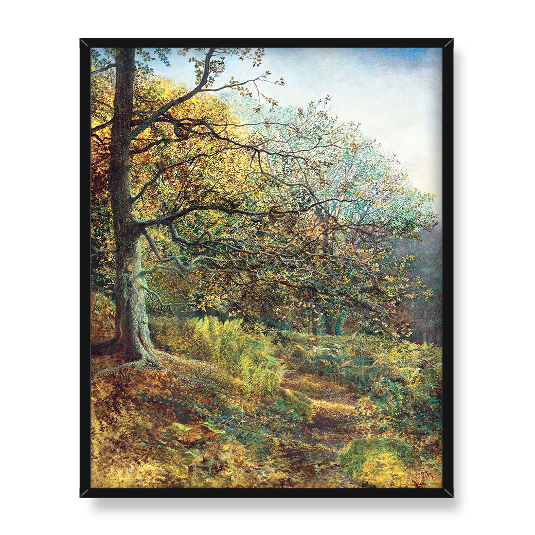 John Atkinson Grimshaw Woodland near Leeds kopia 40x50 w RAMIE