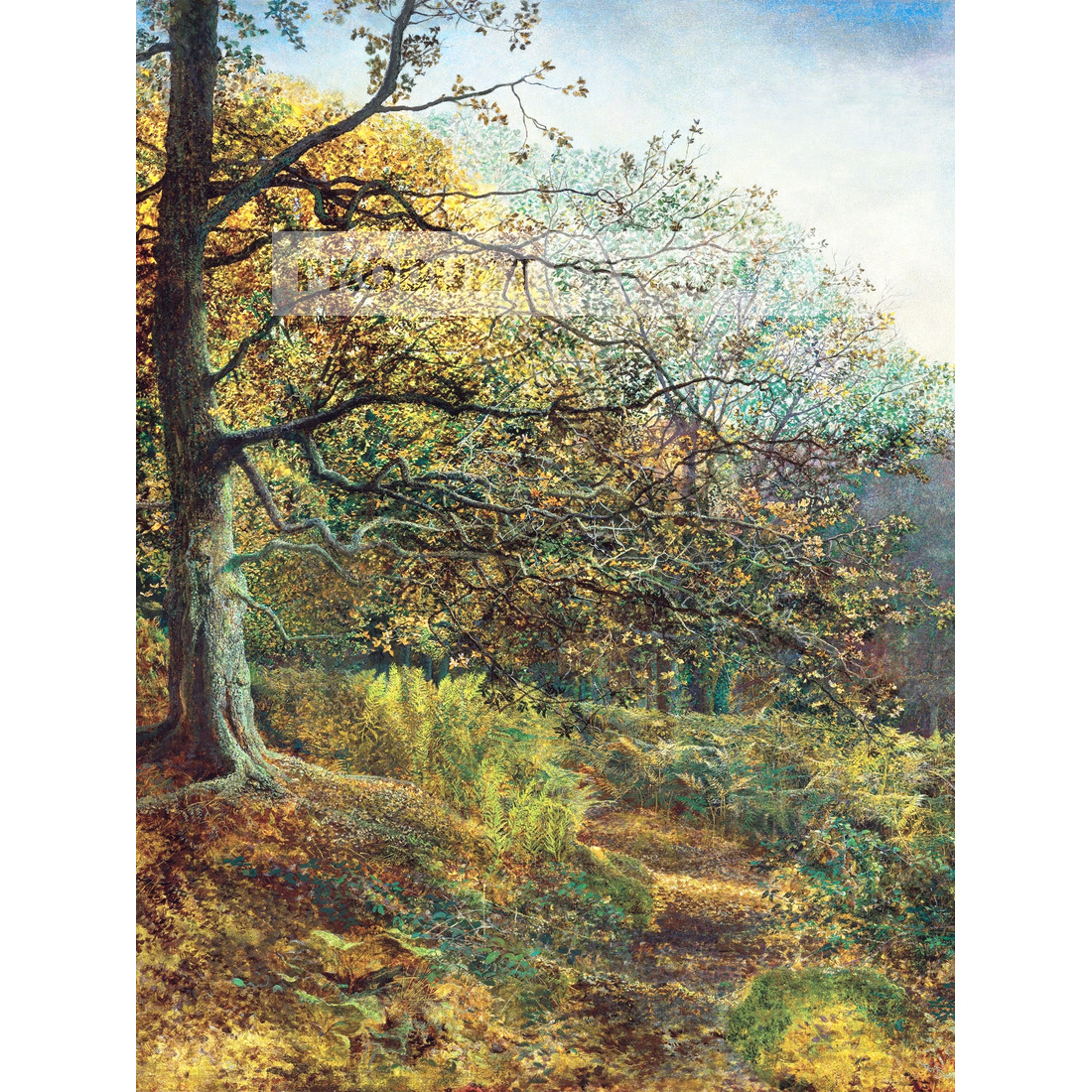 John Atkinson Grimshaw Woodland near Leeds kopia — produkt cyfrowy do pobrania