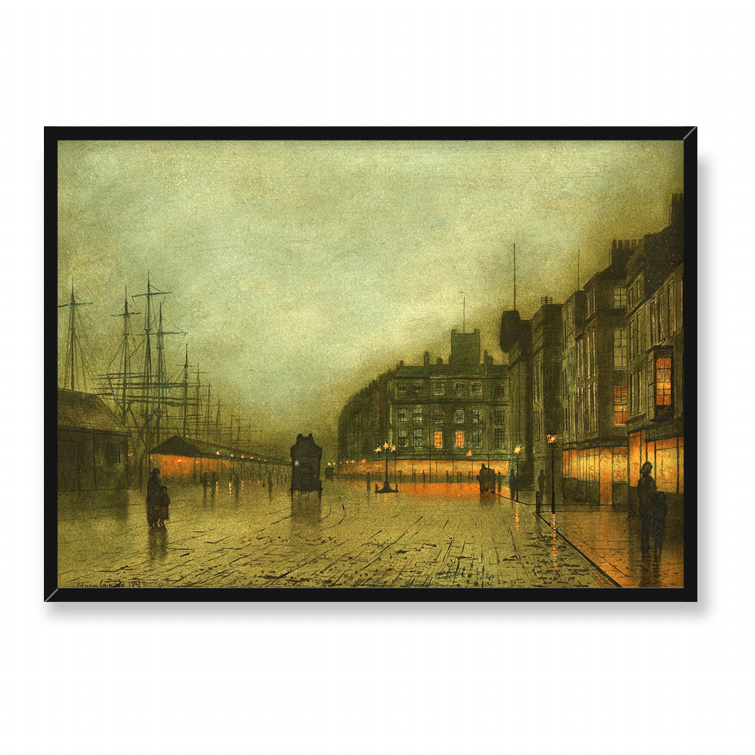 John Grimshaw Doki w Liverpoolu 70x50