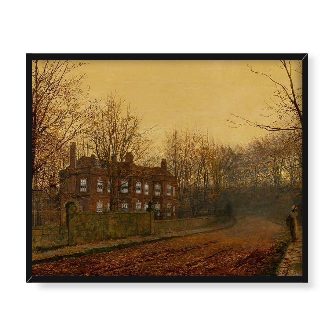 John Grimshaw Gasnący blask roku 50x40 w RAMIE