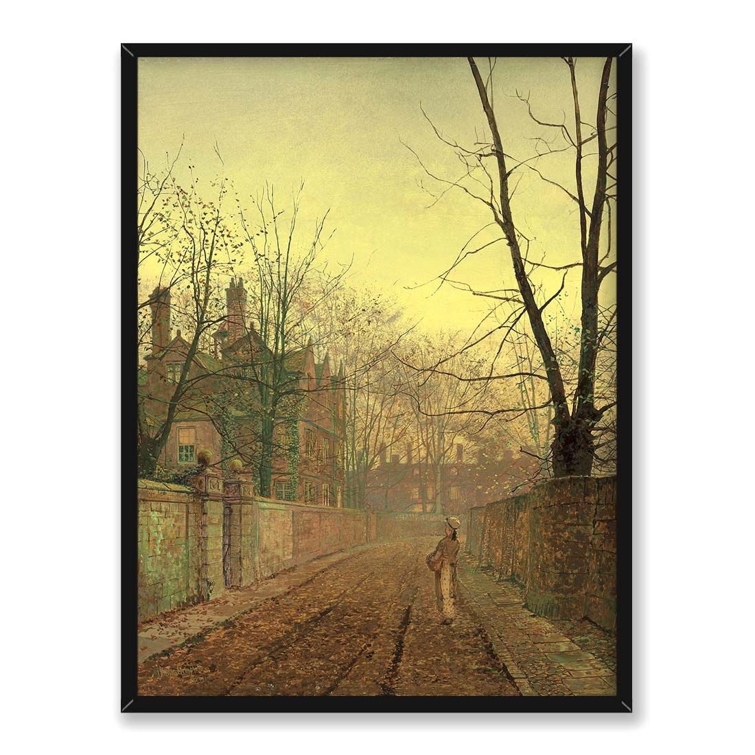 John Grimshaw Jesienna aleja 30x40