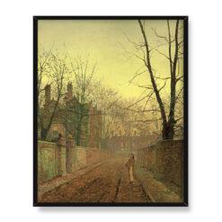 John Grimshaw Jesienna aleja 40×50