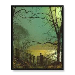 John Grimshaw Jezioro w parku Roundhay 40×50