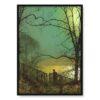 John Grimshaw Jezioro w parku Roundhay 50×70 John Grimshaw Jezioro w parku Roundhay 50×70