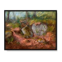 John Grimshaw Omszały brzeg 30×40