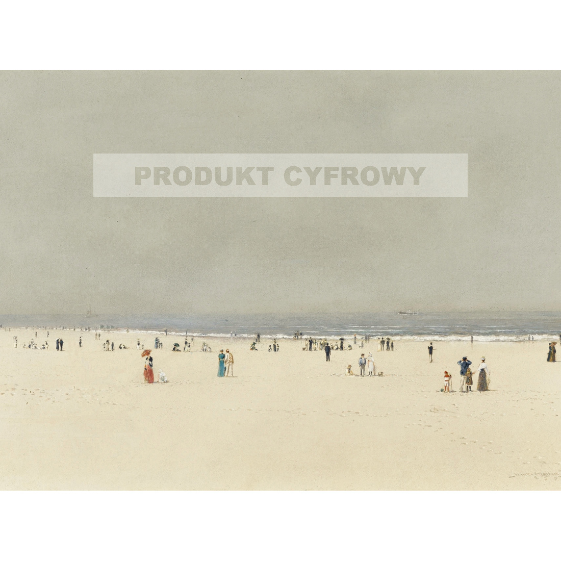 John Grimshaw Piasek morze i niebo — produkt cyfrowy do pobrania
