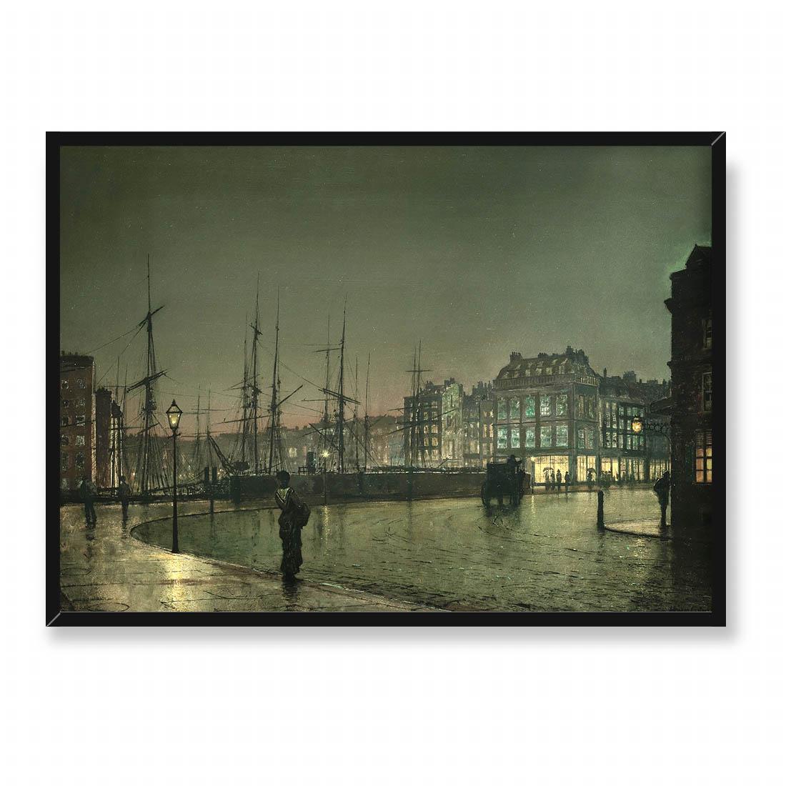 John Grimshaw Żegluga w Greenock 70x50