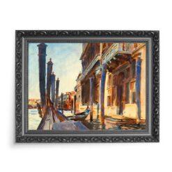 John Singer Sargent Cumowanie gondoli na Wielkim Kanale 70×50