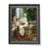 John Singer Sargent Fontanna Villa Torlonia Frascati Włochy wydruk na płótnie 50×70 John Singer Sargent Fontanna Villa Torlonia Frascati Włochy wydruk na płótnie 50×70
