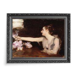 John Singer Sargent Madame Gautreau pijąca toast 70×50