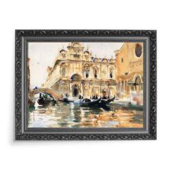 John Singer Sargent Rio dei Mendicanti Wenecja 70×50