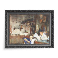 John Singer Sargent Wenecka trattoria 70×50