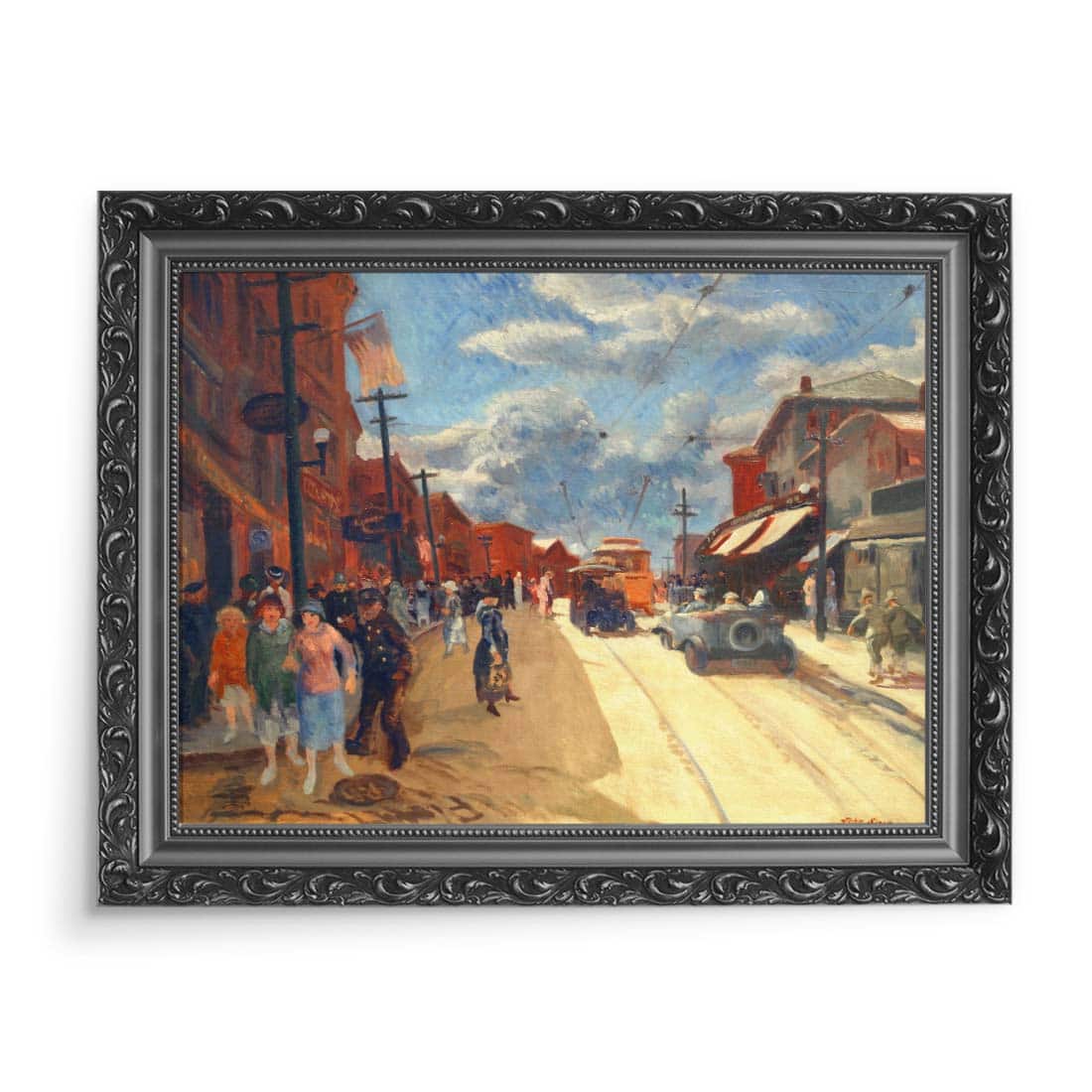 John Sloan Główna ulica Gloucester 70x50