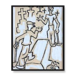 Josef Capek Cierpienie pięciokątnego Boba 40×50